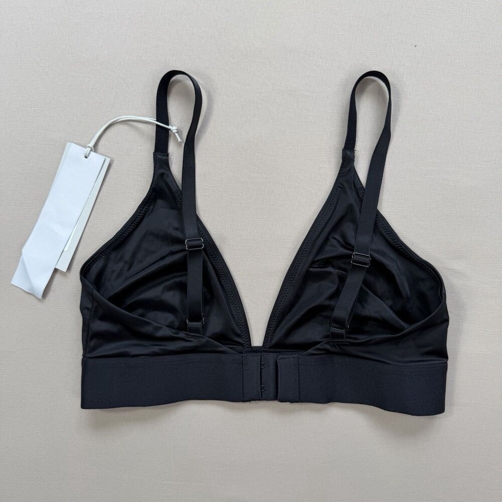 NEW Negative Glace Triangle Bra Size 2 Black Wireless Adjustable Straps - Picture 2 of 4